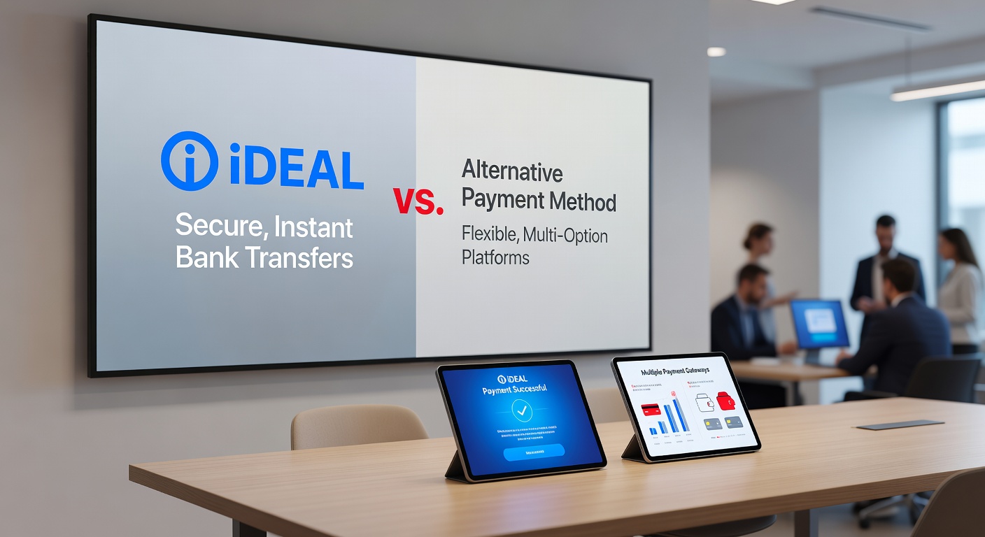 Vergelijkende grafiek van iDEAL-transactietijden versus Apple Pay en creditcards in Nederlandse casino-platforms