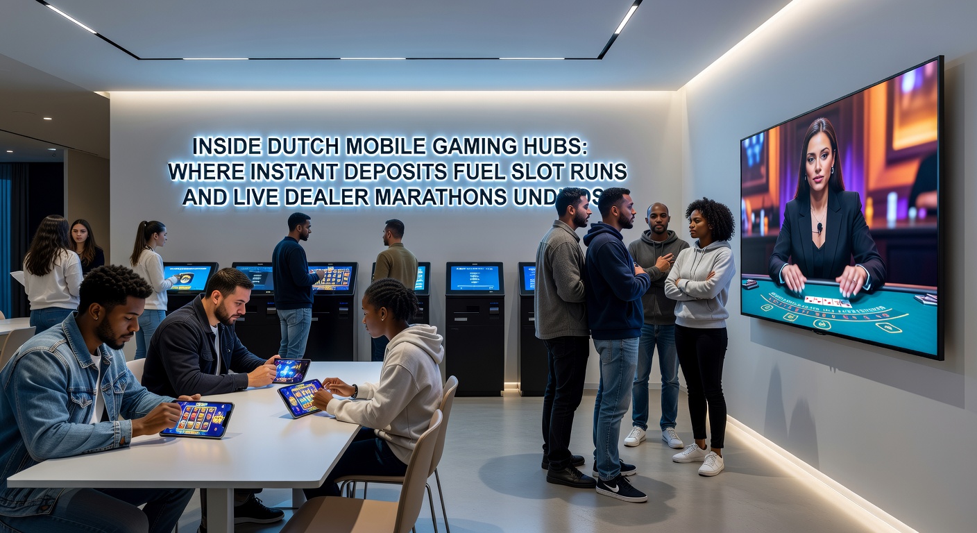Speler in een mobiele hub die een live dealer blackjack marathon speelt met snelle iDEAL-stortingen op de achtergrond