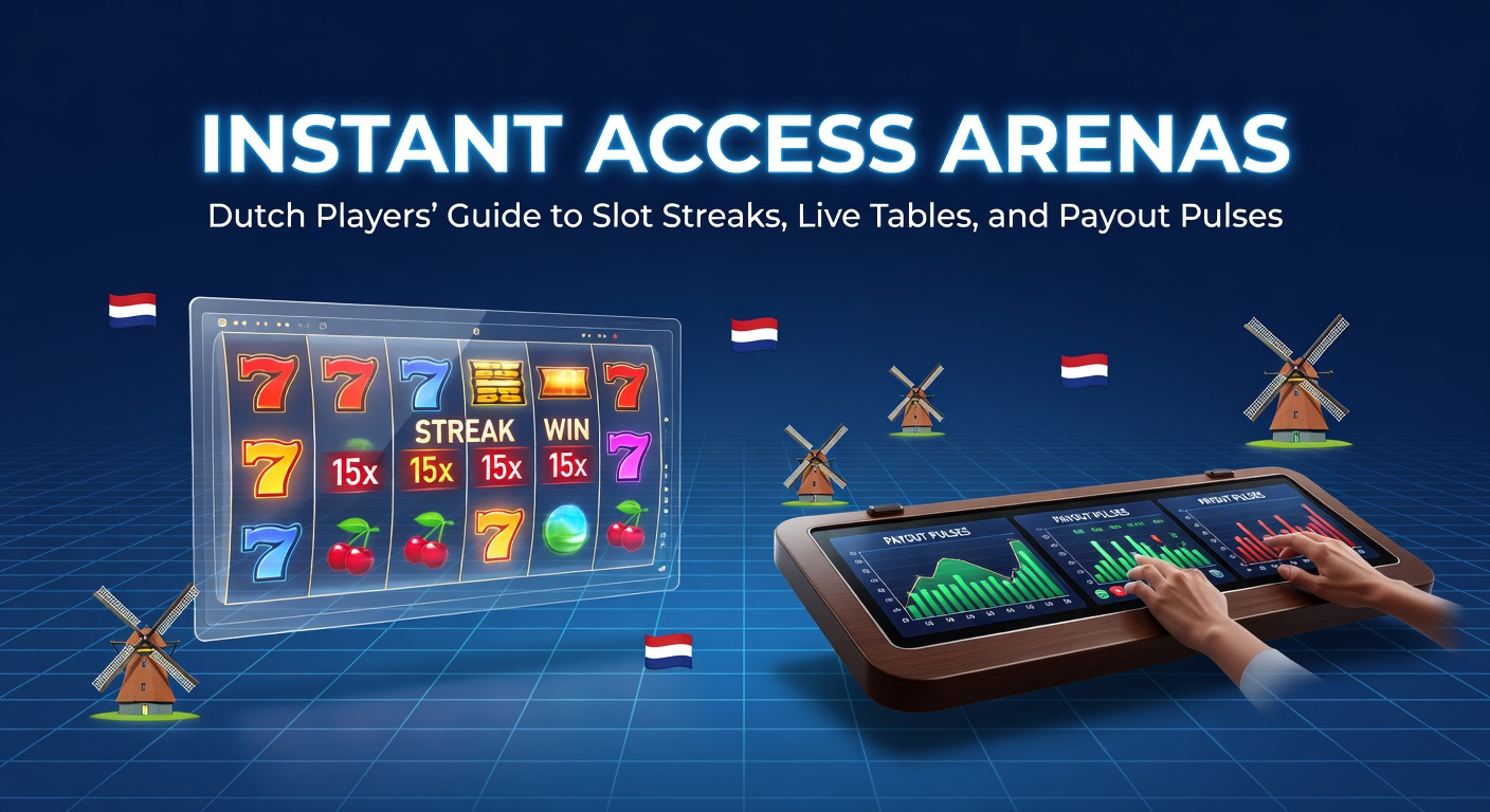 Nederlandse speler geniet van snelle slotstreaks in een instant access arena op mobiel scherm met levendige graphics en live dealer tafels op de achtergrond