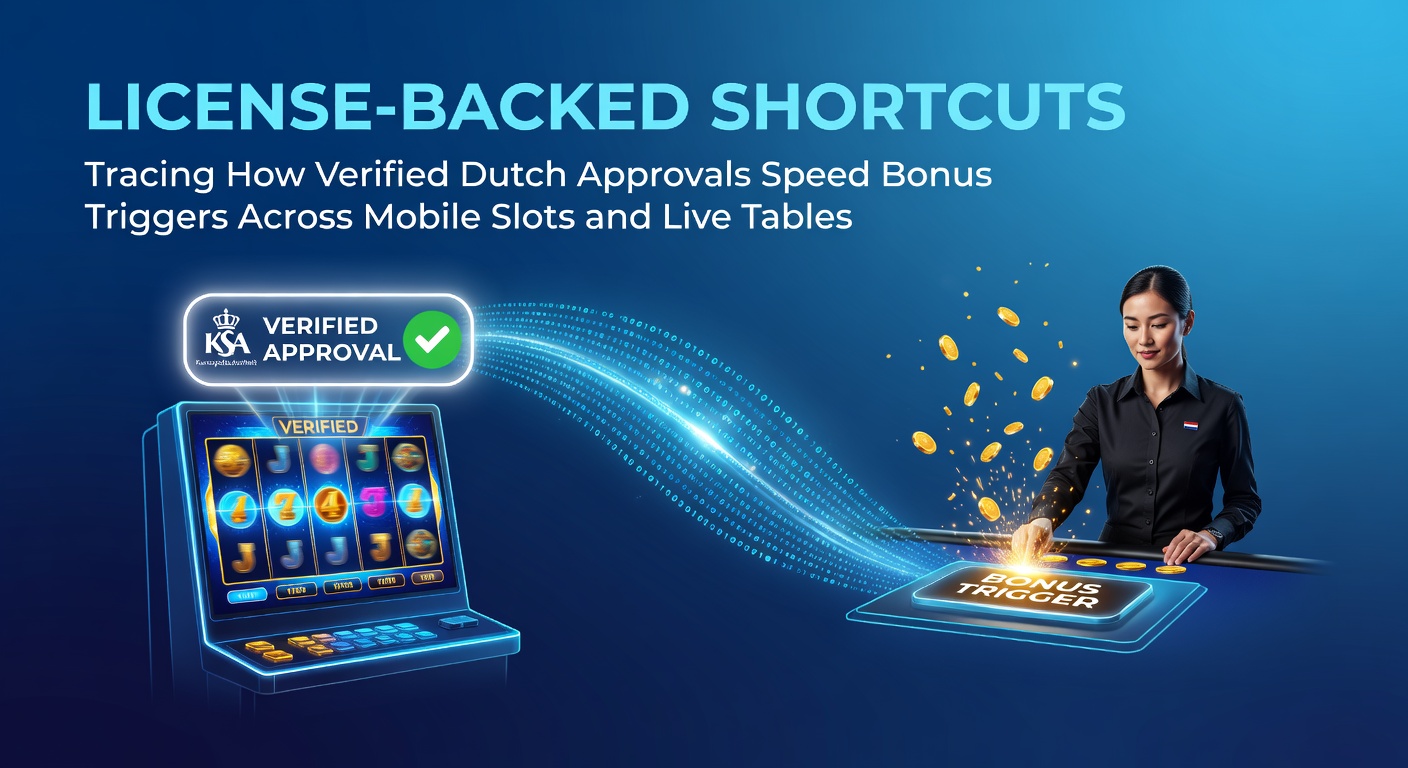 Illustratie van Nederlandse licentieprocessen die bonus triggers versnellen in mobiele gokapps
